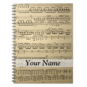  muziekblad notitieboek (Voorkant)