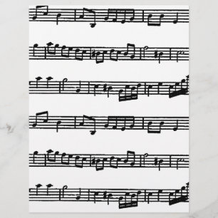 Muziekblad origami papier