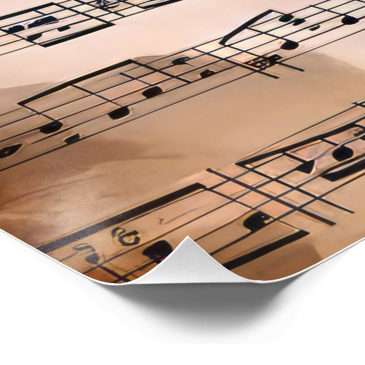  muziekblad perfect poster (Hoek)