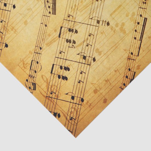  Muziekblad Tissue Paper Tissuepapier (Detail)