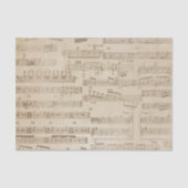  muziekblad tissuepapier (Voorkant)