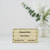  muziekblad visitekaartje (Staand voorkant)