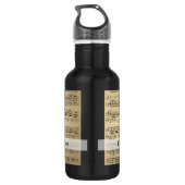  muziekblad waterfles  (Achterkant)