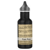  muziekblad waterfles  (Links)