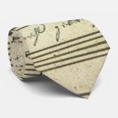  muziekbladen, Antiek muziekserie 1810 Stropdas (Opgerold)