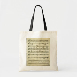 muziekbladen, Antiek muziekserie 1810 Tote Bag
