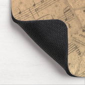 Muziekbladen Muismat Vintage (Hoek)
