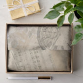  Muziekbladen Rozen Pocket Watch Decoupage Tissuepapier (Geschenk)