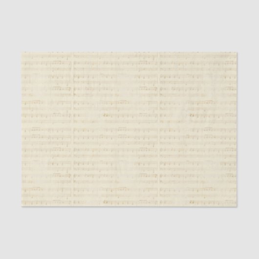  muziekbladen tissuepapier (Voorkant)