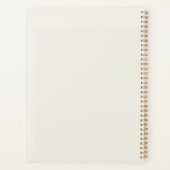 Muziekbladen Zwart Boek Planner (Achterkant)