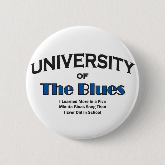 muziekblues ronde button 5,7 cm (Voorkant)