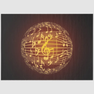 muziekbolpapier tissuepapier
