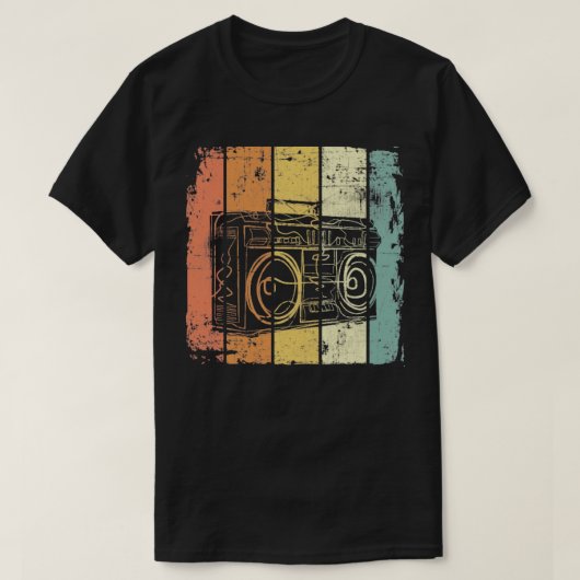  muziekbox Radio T-shirt (Design voorkant)