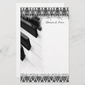 MuziekBriefpapier Briefpapier (Voorkant / Achterkant)