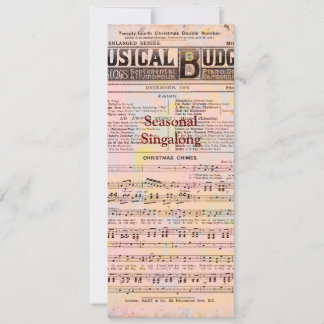 Muziekbudgetkerst Kaart