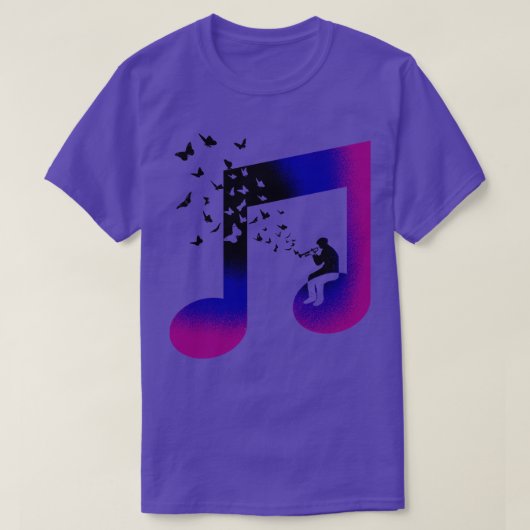 muziekbugel t-shirt (Design voorkant)