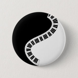 MuziekButton voor pianotoetsenbord Ronde Button 5,7 Cm