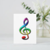 Muziekcadeautjes! Briefkaart (Staand voorkant)