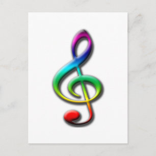 Muziekcadeautjes! Briefkaart