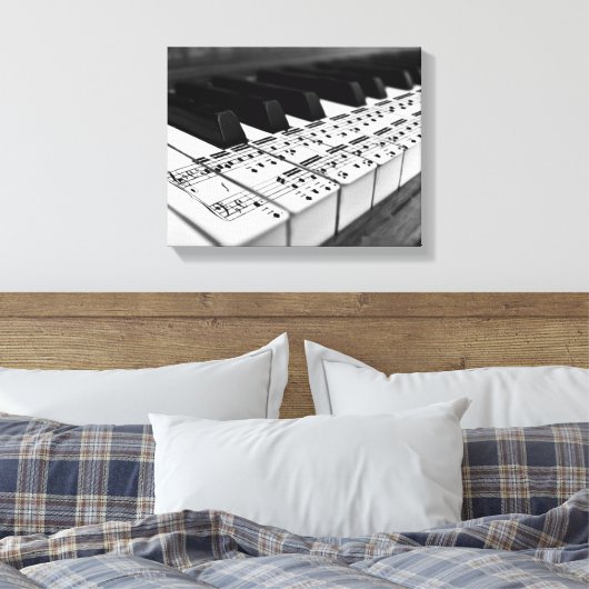 muziekcanvas canvas afdruk (Insitu (Slaapkamer))