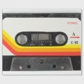Muziekcassette Cadeaupapier (Vlak)