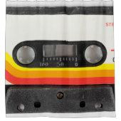 Muziekcassette Douchegordijn (Voorkant)
