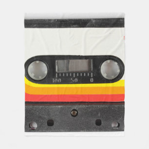 Muziekcassette Fleece Deken