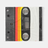 Muziekcassette Fleece Deken (Voorkant (Horizontaal))