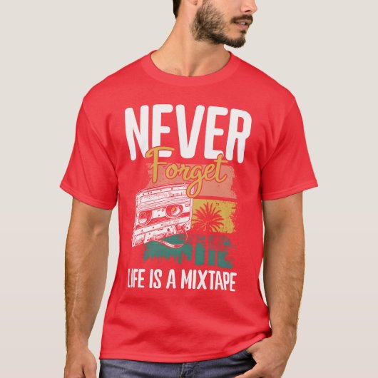 Muziekcassette l Oudejaarsman T-shirt (Voorkant)