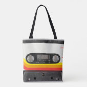 Muziekcassette Tote Bag (Achterkant)