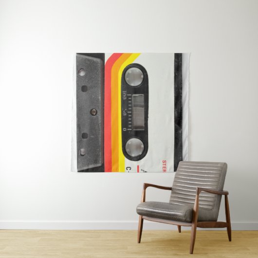 Muziekcassette Wandkleed (In Situ (horizontaal))