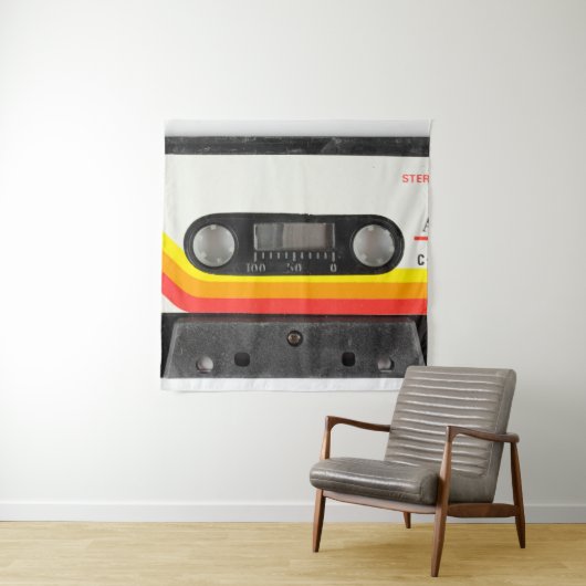 Muziekcassette Wandkleed (In situ)