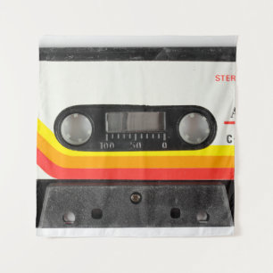Muziekcassette Wandkleed