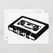Muziekcassettedesign Briefkaart (Voorkant / Achterkant)