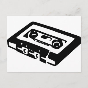 Muziekcassettedesign Briefkaart