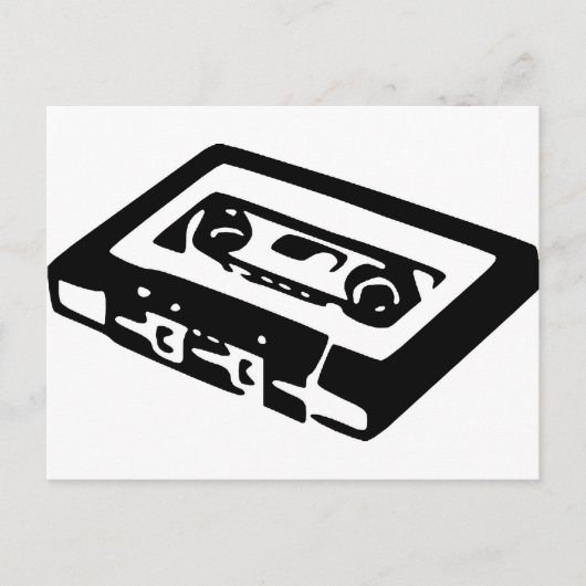 Muziekcassettedesign Briefkaart (Voorkant)