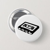 Muziekcassettedesign Ronde Button 5,7 Cm (Voorkant /achterkant)