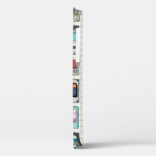  muziekcassetteontwerp Case-Mate iPhone case (Achterkant / Links)