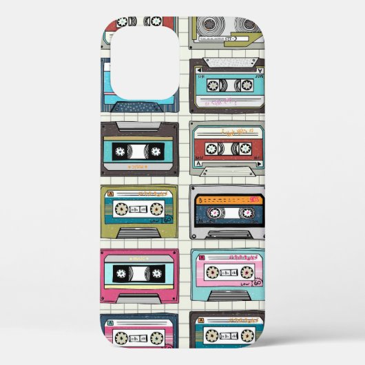  muziekcassetteontwerp Case-Mate iPhone case (Achterkant)