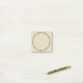 Muziekcirkel Post-it® Notes (Op bureau)