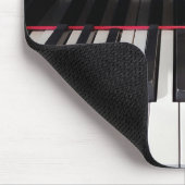 Muziekcitaat op piantoetsenbord muismat (Hoek)