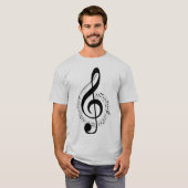 Muziekcitaat T-shirt (Voorkant volledig)