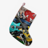 Muziekcollage: Kleurrijke ritmische achtergrond. Kleine Kerstsok (Voorkant (Hangend))