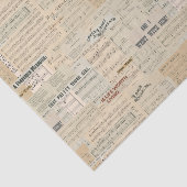  muziekcollage tissuepapier (Detail)