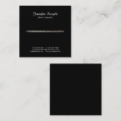 Muziekcomponist Docent Instructeur Elegant Plain Vierkante Visitekaartje (Voorkant / Achterkant)