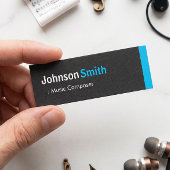 Muziekcomponist - Personal Aqua Blue Mini Visitekaartje