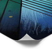 Muziekcompositie - lyrisch abstract stuk 09 poster (Hoek)