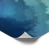 Muziekcompositie - lyrisch abstract stuk 11 poster (Hoek)