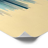 Muziekcompositie - lyrisch abstract stuk 15 poster (Hoek)