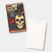 Muziekconcert Badge (Front & Back)